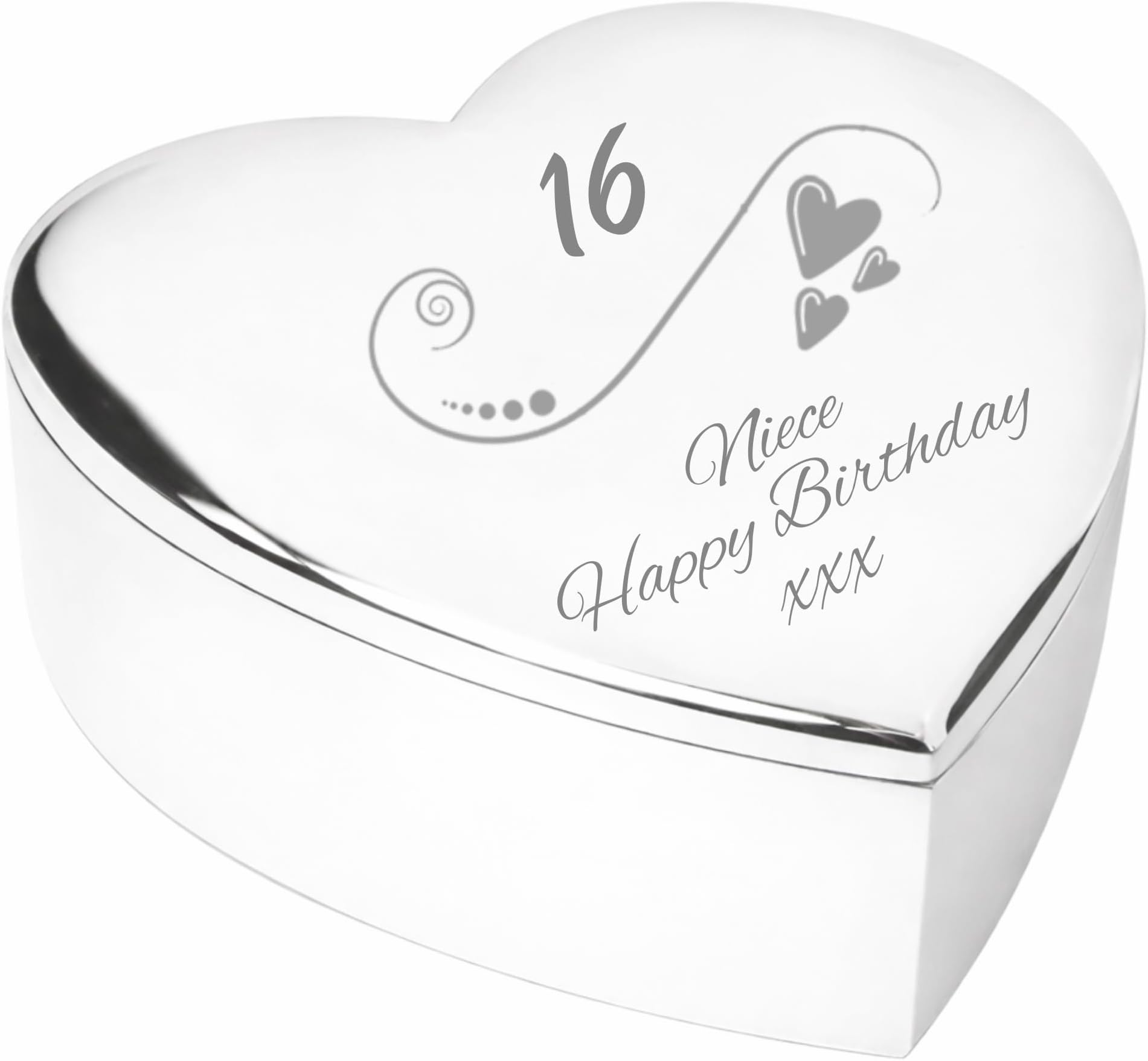 Niece 16 16th Sixteenth Happy Birthday Trinket Box Keepsake Gift Idea For Her