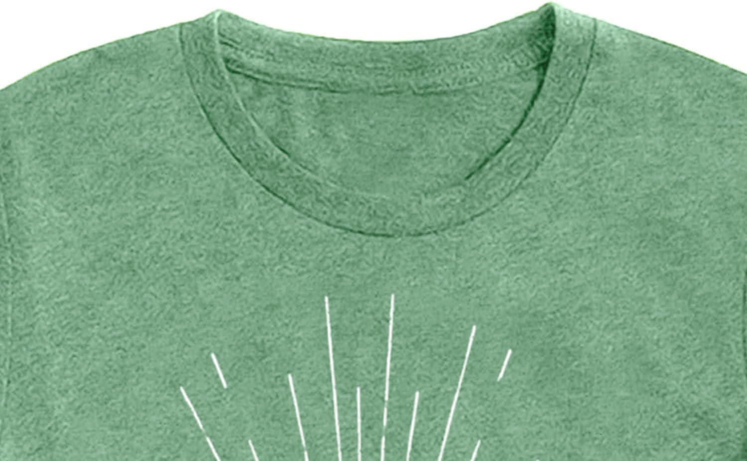 MAIHUN Christian Shirt Womens Be The Light Tshirt Sunburst Vintage Bible Verse Tee Top - Image 5