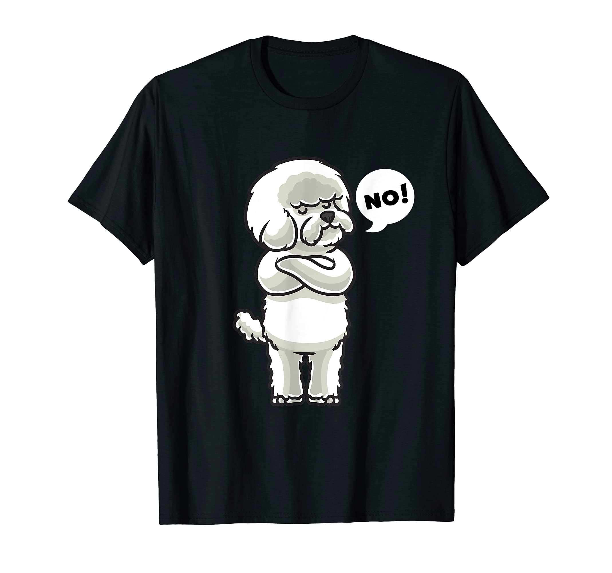 Thembalove's GiftsStubborn Bichon Frise Dog T-ShirtOEKO-TEX STANDARD 100