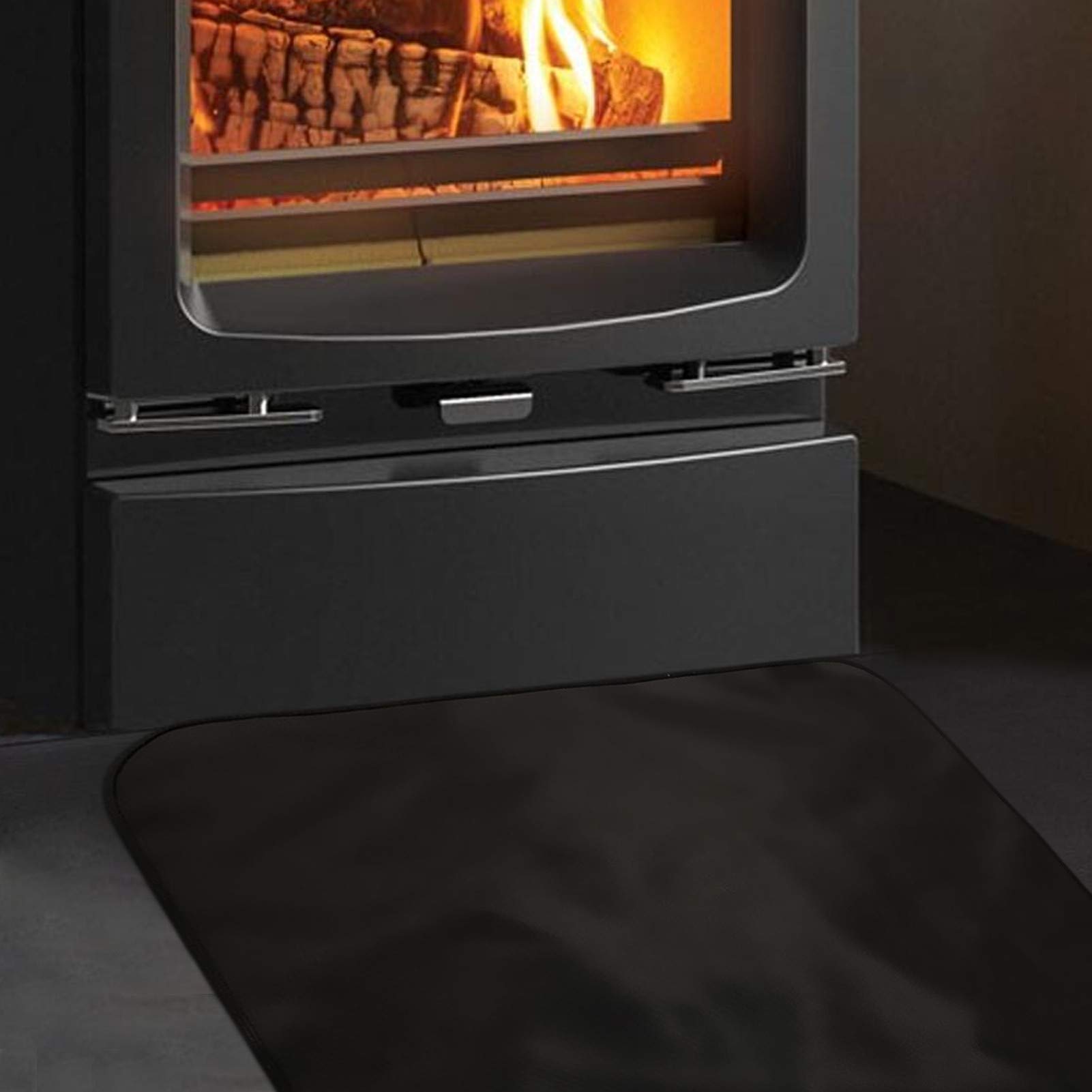 Tapis ignifuge en fibre de verre pour cheminée et barbecue, tapis de protection ignifuge antidérapant pour la sécurité de la terrasse et du jardin