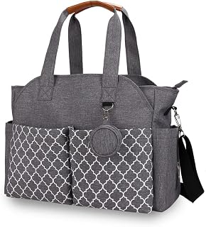 NUTOT bolsas maternidade,bolsas bebe,Vem com pacote de chupeta,Isolamento do frasco (cinza)