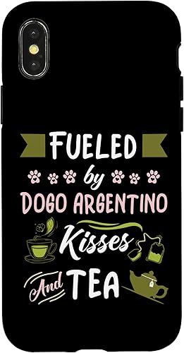 iPhone XXS Dogo Argentino Mom Tea Lover Case