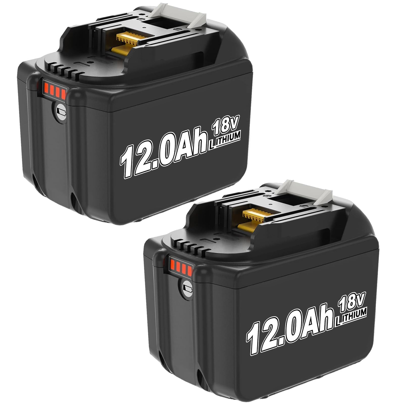 Ersatzakku für makita akku 18v 8Ah Ersatzakku für Makita akku BL1860B BL1850B BL1860 BL1840 BL1830 BL1815 BL1835 BL1860B BL1850B BL1845 BL1850 BL1890 194205-3 LXT-400 with LED Werkzeugakku