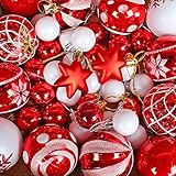 Zoom IMG-2 fyfjur palle di natale rosso Zoom IMG-2 fyfjur palle di natale rosso