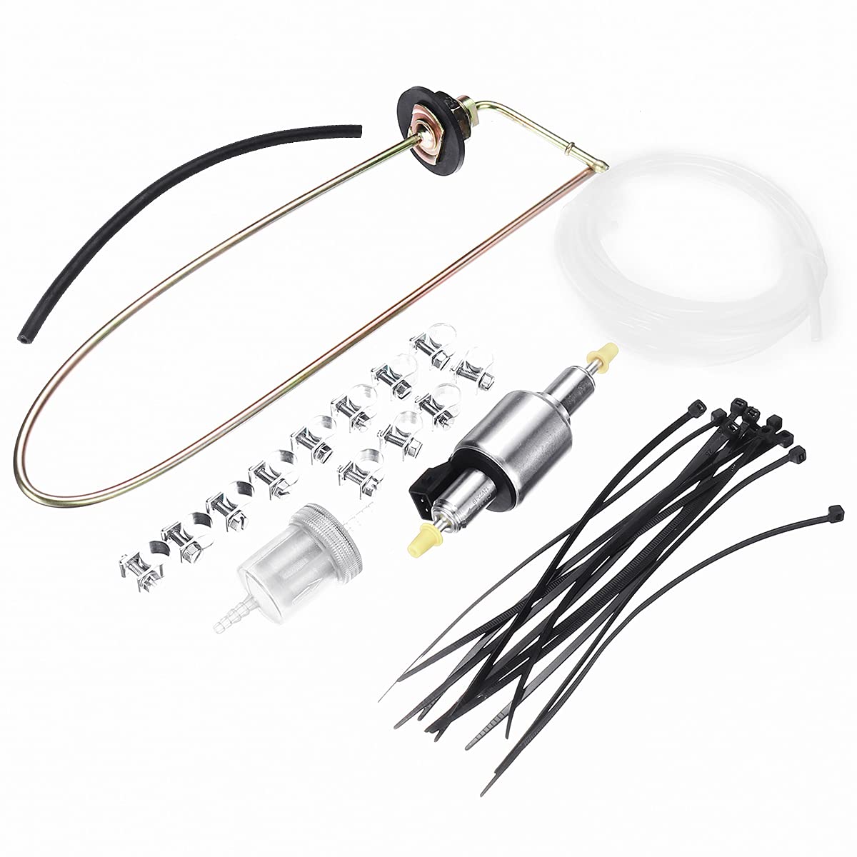 YONGYAO Kit de Tuyau de Support D'Expéditeur de Réservoir de Carburant de 12V 3-8Kw 60Cm pour Le Thermostat de Chauffage À Air Diesel
