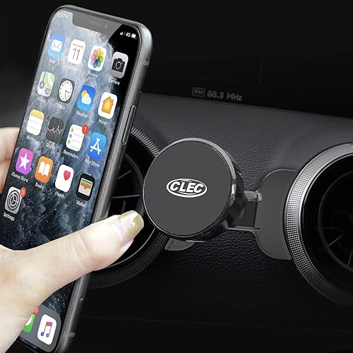 Miniatura 10 de BEERTE Compatible con soporte MagSafe para automóvil Audi A3 2014-2020 imanes más fuertes Soporte magnético para teléfono para ventilación de