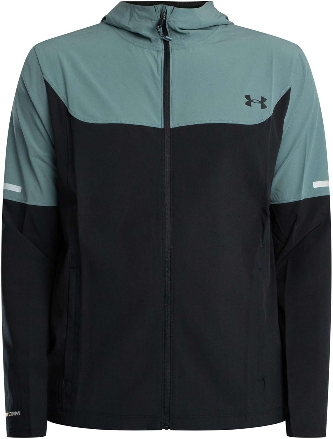 Under Armour Men's Technical Utility Woven Jacket, Black/Green