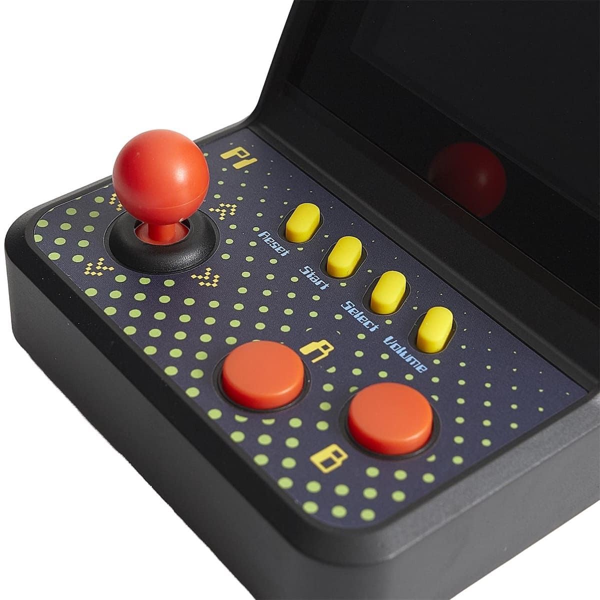 AltoBuy Mini borne d'arcade rétro Duel 1vs1, Noire avec 100 Jeux Classiques intégrés