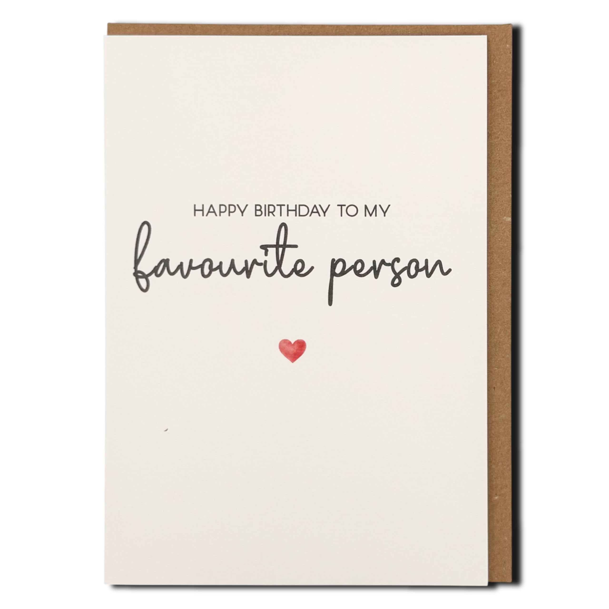 Birthday Card - Funny Happy Birthday Card for Friend, Sister, Mum or Her - Cute 5x7 Greeting Card with Envelope