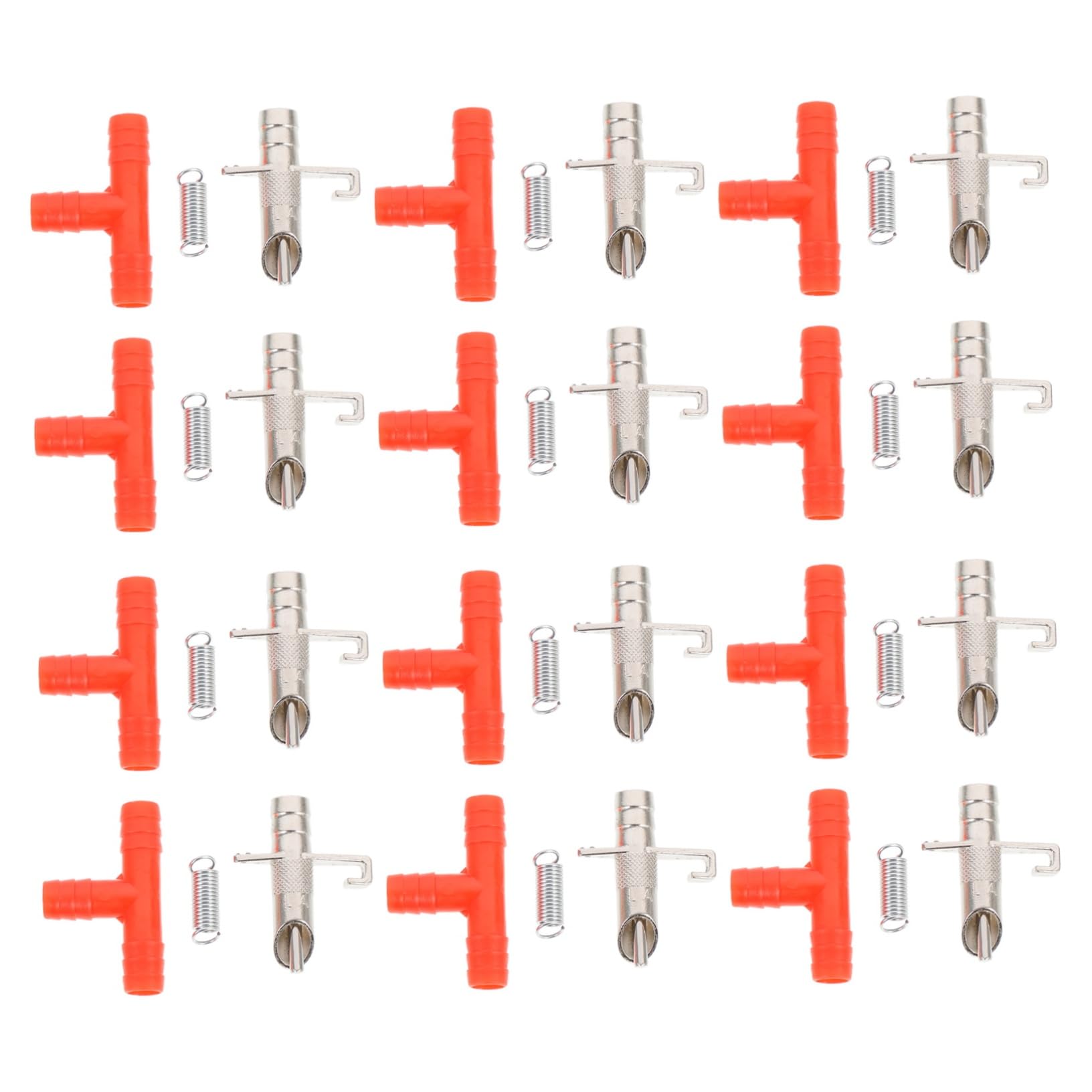 IWOWHERO Automatic Waterer for Rabbits Birds 30 Sets Stainless Steel Plastic Material