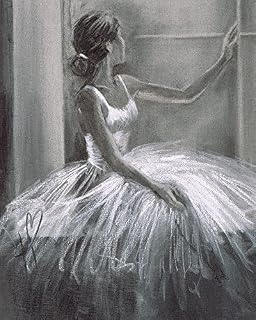 Hazel Bowman WDC94231 "Ballerina Digital" Canvas Print, Cotton, Multi-Colour, 3.20 x 40.00 x 50.00 cm