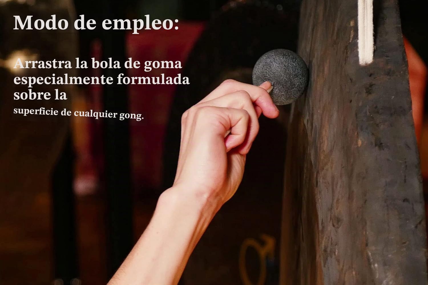Meinl Sonic Energy Gong Resonant Mallets - Conjunto Maza Gong Resonante - 5 piezas, G-RM-SET-5