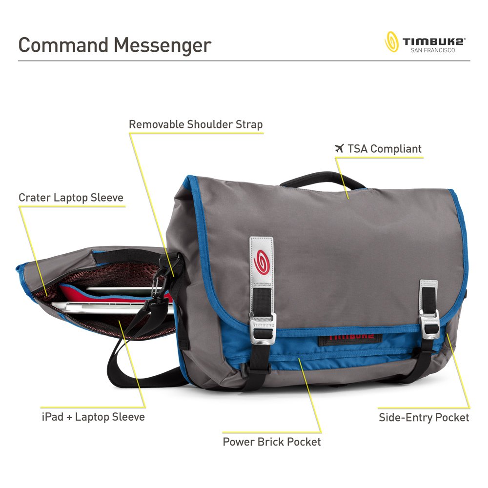 Timbuk2 Command Laptop Travel-Friendly Messenger Bag