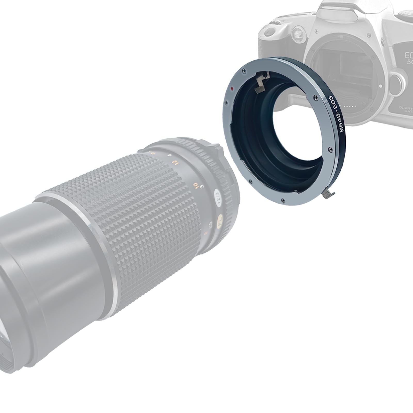Amazon.com : M645 Mount Lens to EF Compatible with EF, EF-S7D,10D