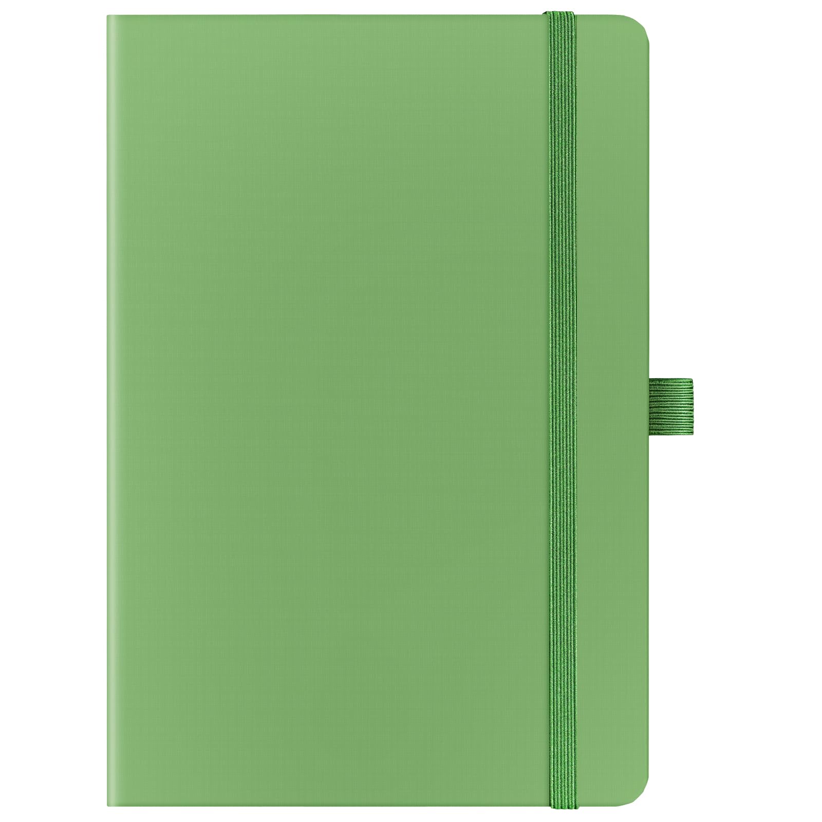Ruled Notebook/Journal - Classic Lined Journal/Notebook, 5.3'' x 8.26'', Hardcover with Thick Paper, Banded + Pen Holder +Inner Pocket - Olive Green