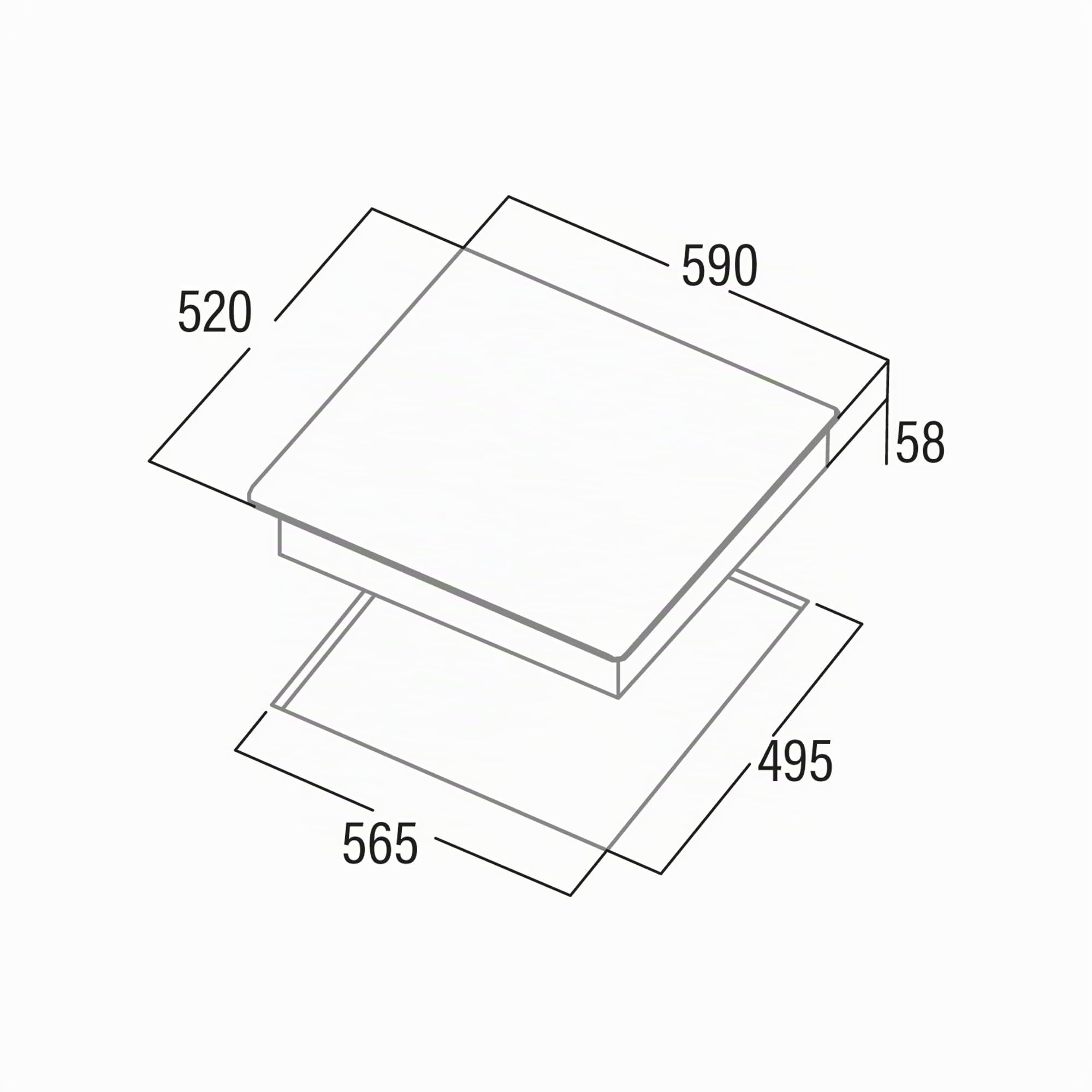 Cata IB 6303 BK 3 zones de cuisson Commande tactile avec avertissement sonore 9 niveaux de puissance réglables Fonction minuterie pour chaque zone Alarme de compte à rebours Largeur 59 cm Couleur Noir