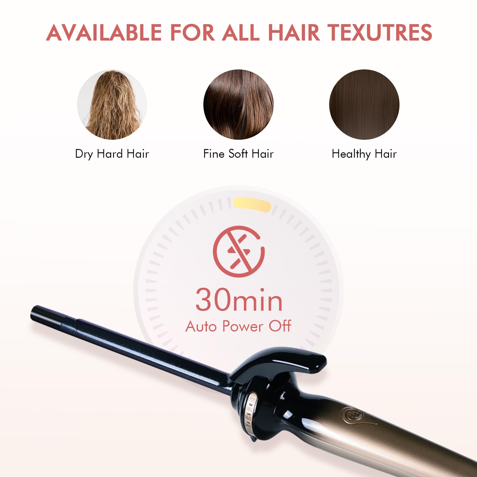 Jydpro Professional Hair Styler JYD Pro HairBeauty 4D Plus Curling Iron (32mm) Salonmy.com main image 3