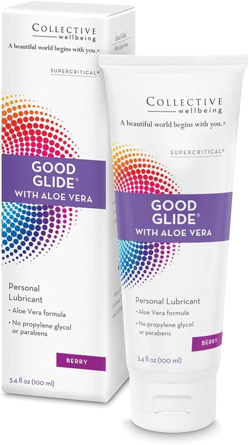 Life-Flo Good Glide Personal Lubricant with Aloe Vera & Glycerin | pH Balanced | No Propylene Glycol Or Chlorhexidine | Berry Scent | 3.4oz