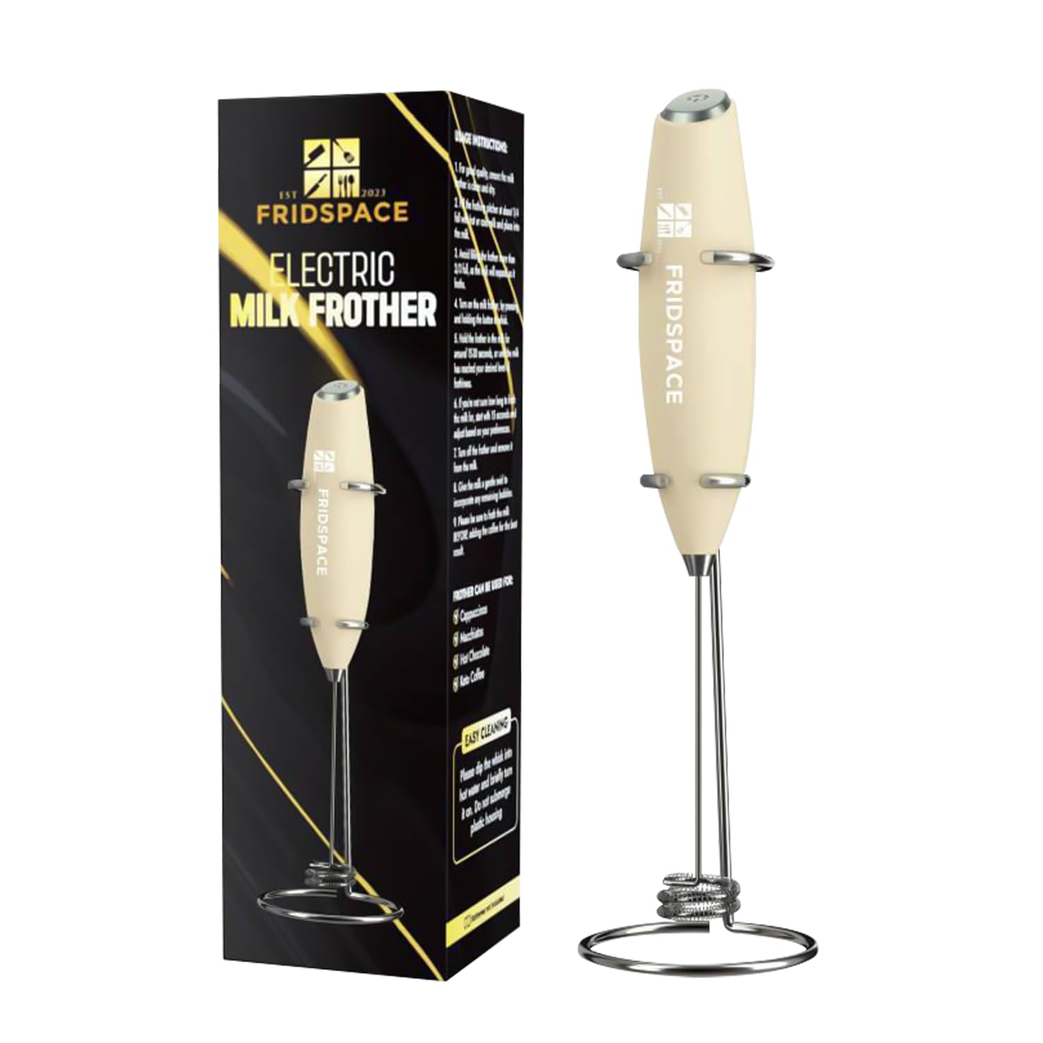 Montalatte frullino Marcello Gefu in acciaio inox 12780 - Rigotti Arrotino