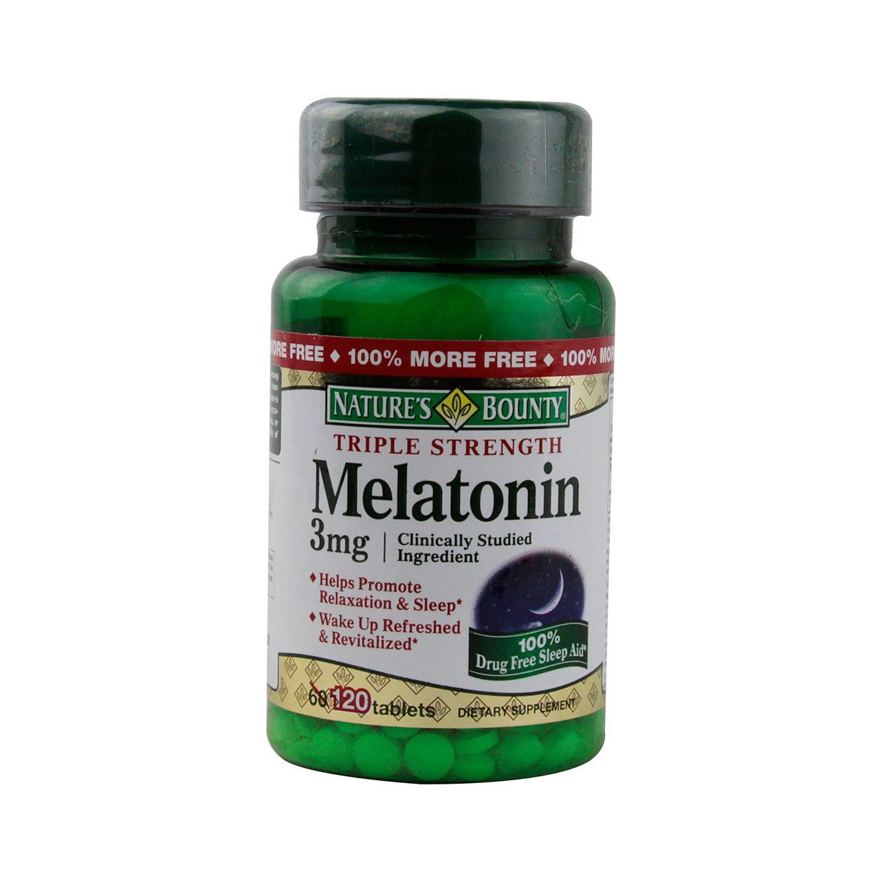 Natures Bounty Triple Strength Melatonin 3 Mg - 120 Tablets (B001G7QWIU) Amazon Price History, Amazon Price Tracker