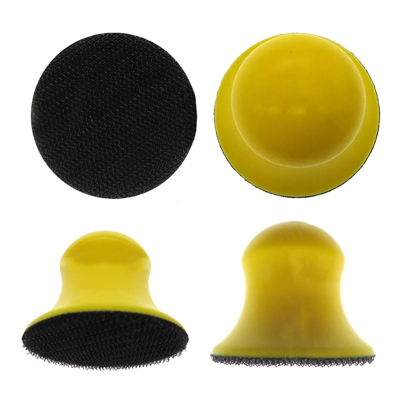 Hand Grinding Block Polishing Pad 2 Inches 50mm Polishing Buffing Pads Woodworking Sanding Disc Holder for Metal Planks Sanding Discs Sanding Discs Wet Dry Sanding Discs Wheel Polishing - Image 4
