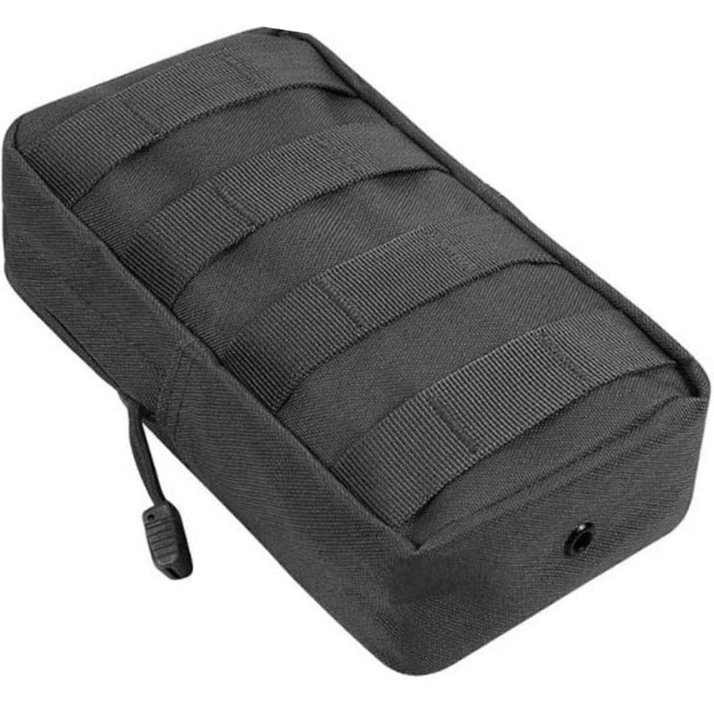 Tactical MOLLE Pouch Waist Pack EDC Organiser Medic Tool Bag Airsoft Military Army Utility Belt Backpack Vest Pouch (Black) - Image 4