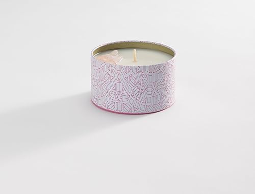 Miniatura 3 de Lata de vela de lujo, 4 onzas, Sleep - Infusión de cristal de cuarzo rosa - aromas de rosa, lavanda y vainilla - Tranquilidad, amor y comodidad -