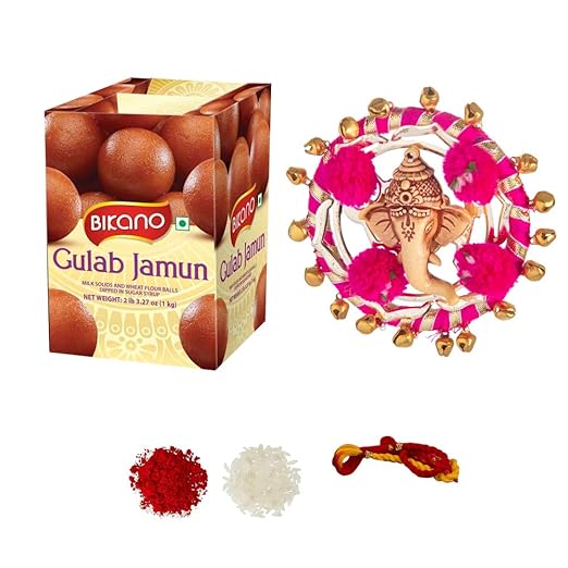 Celebrations Bhai Dooj Thali With Bikano Gulab Jamun-Bd1006