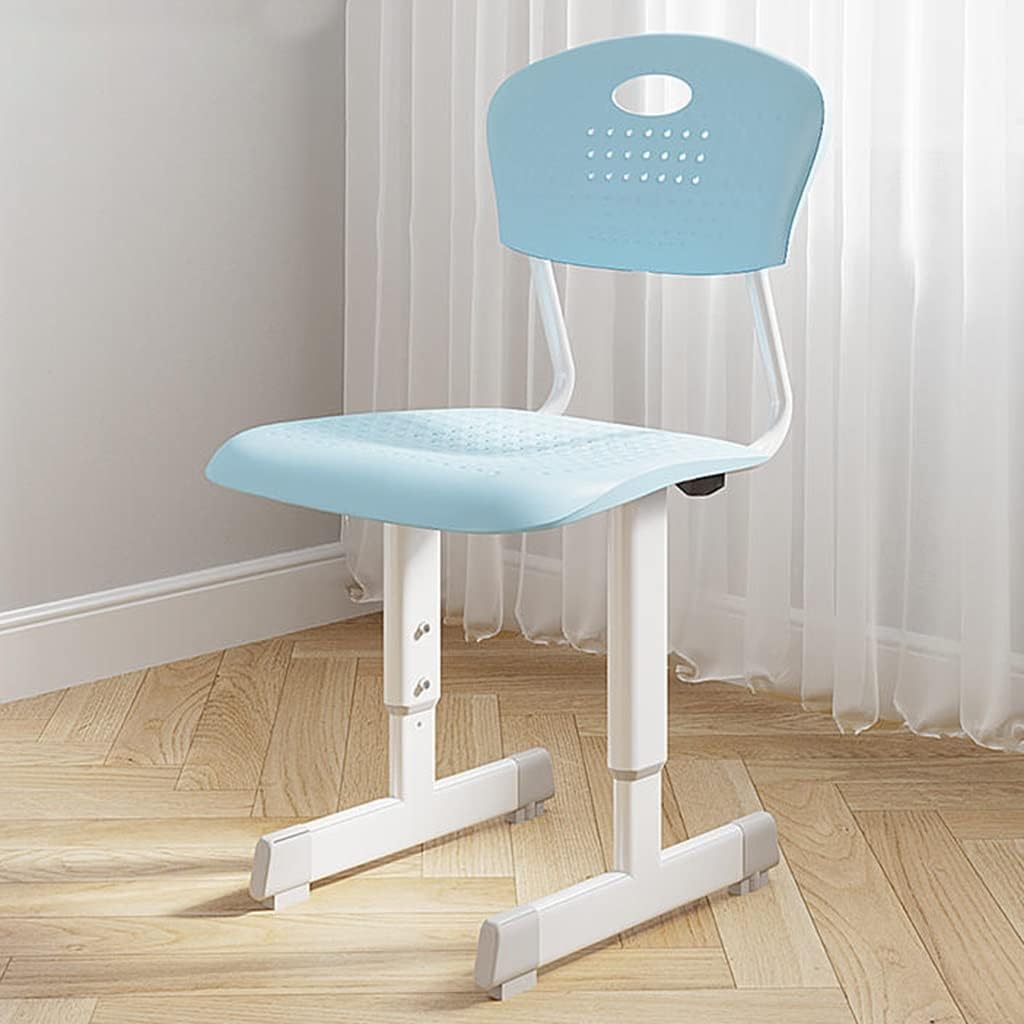 GIZNXBA Kids Desk Chair, Children Study Seat Height Adjustable, Kids Task Chair Easy Assembly Kids Dining Chair Suitable for 3-18 Ages Child, for Reading Home School (Color : /Blue)