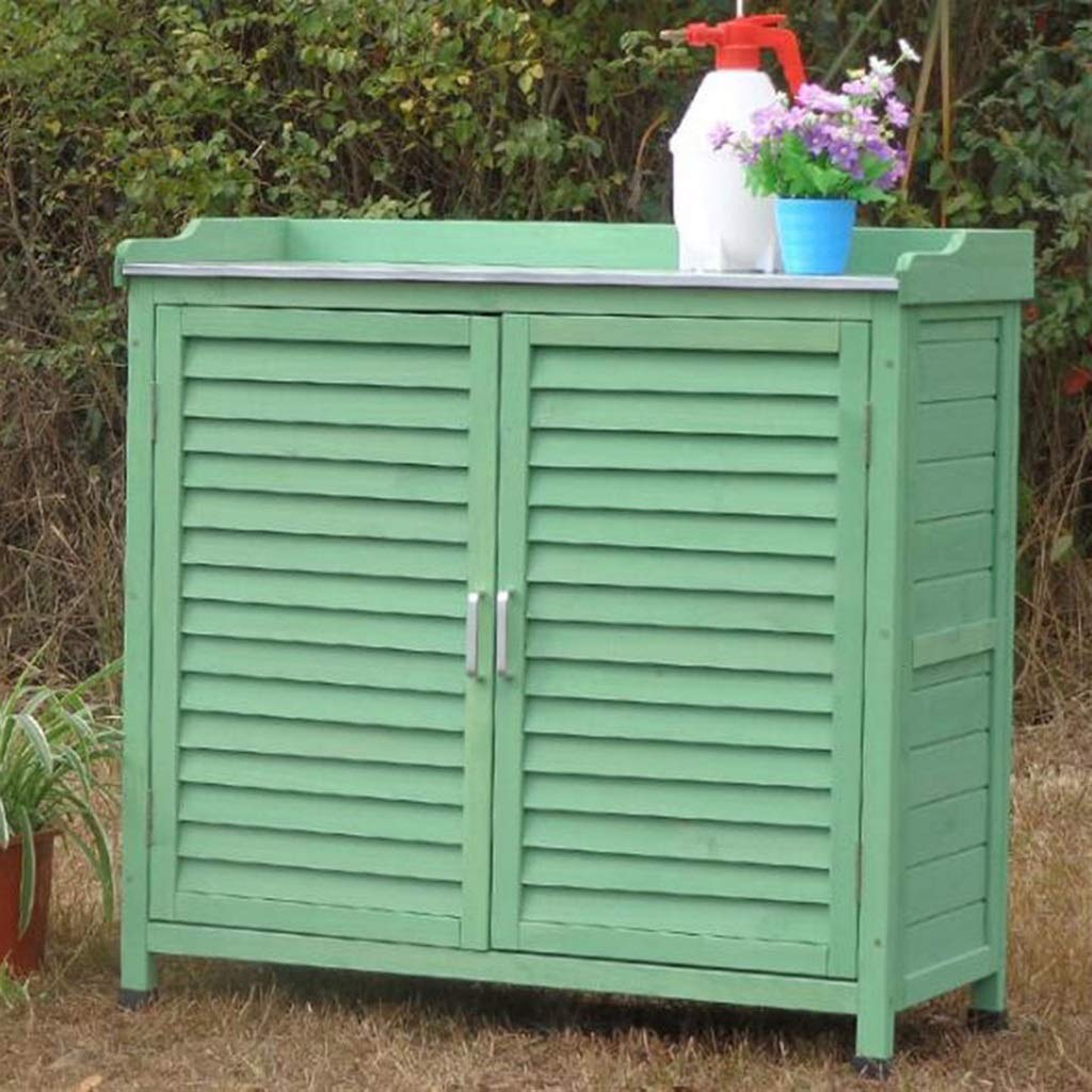 Outdoor Schuhschrank aus Holz für Garten und Balkon, Sonnenfester und wasserdichter Aufbewahrungsschrank für Werkzeuge und Schuhe, ideal für den Innen- und Außenbereich. Garten