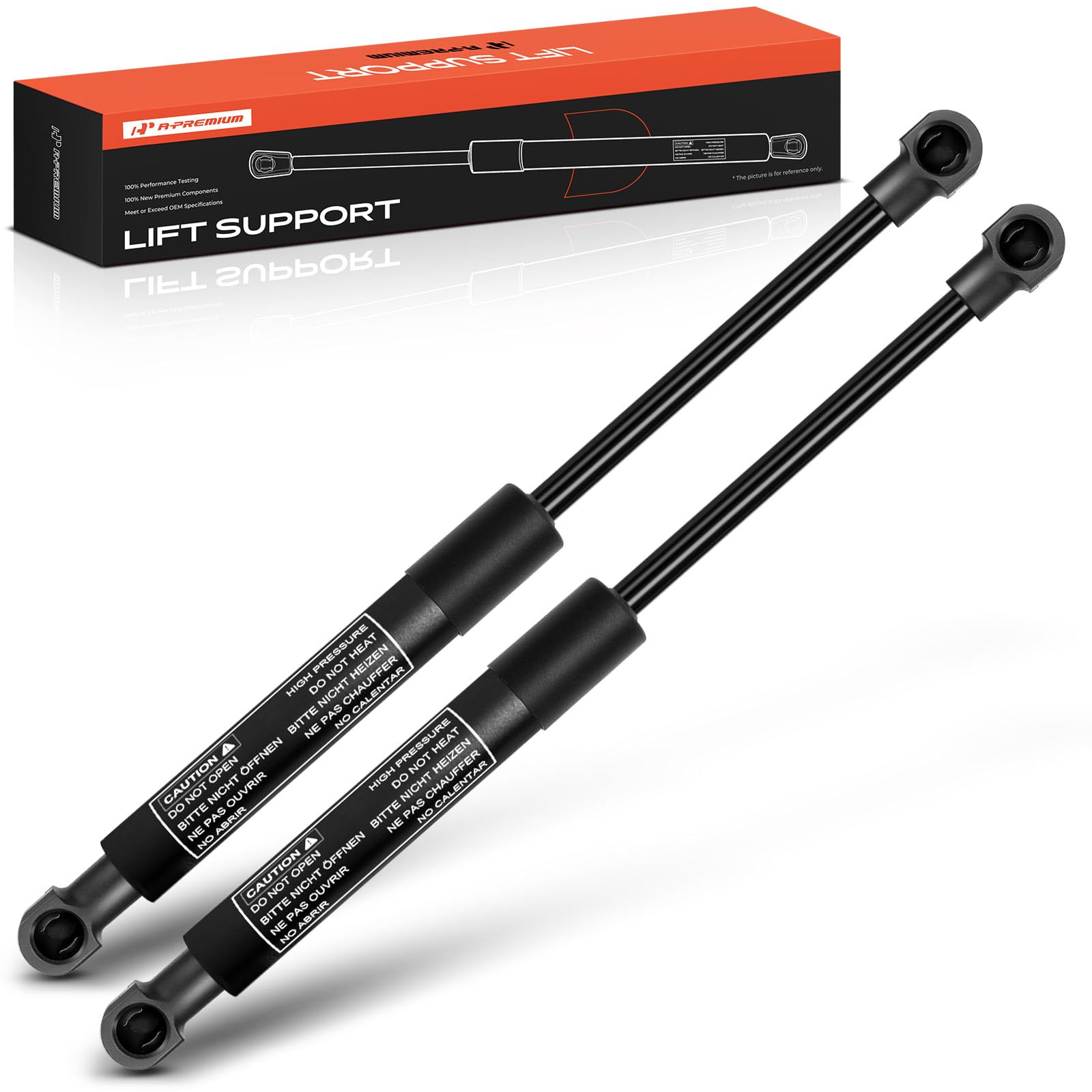 A-Premium Front Hood Lift Supports Shock Struts Compatible with Land Rover Model - Range Rover Sport 2010-2016, LR3 2005-2009, LR4 2010-2016, Sport Utility, Not fit Range Rover Model, (2PC Set)