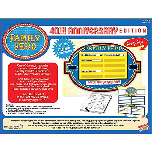 Endless Games Family Feud 40th Anniversary Retro Edition Board Game