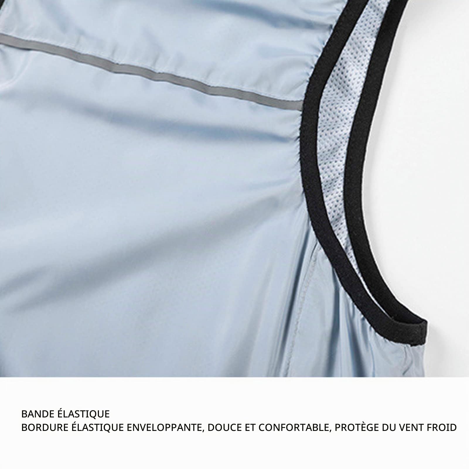 Gilet de Refroidissement pour Homme et Femme, Comprend 2 Ventilateurs Portables 3 Modes de Vitesse, Vêtements de Climatisation avec Poches pour Temps Chaud, Extérieur, Voyage, Travail, été.(2XL)