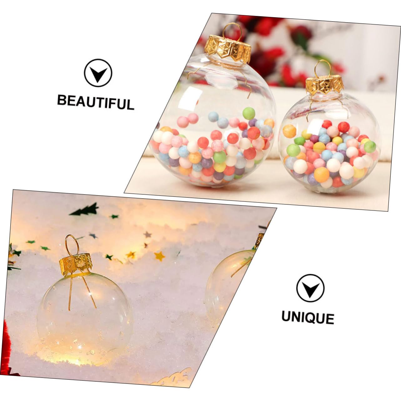 12 Stück Weihnachtsbaumkugeln Kunststoff 10cm Gold Christbaumschmuck Zum Aufhängen Vielseitige Baumdeko Für Weihnachten Party Und Fest