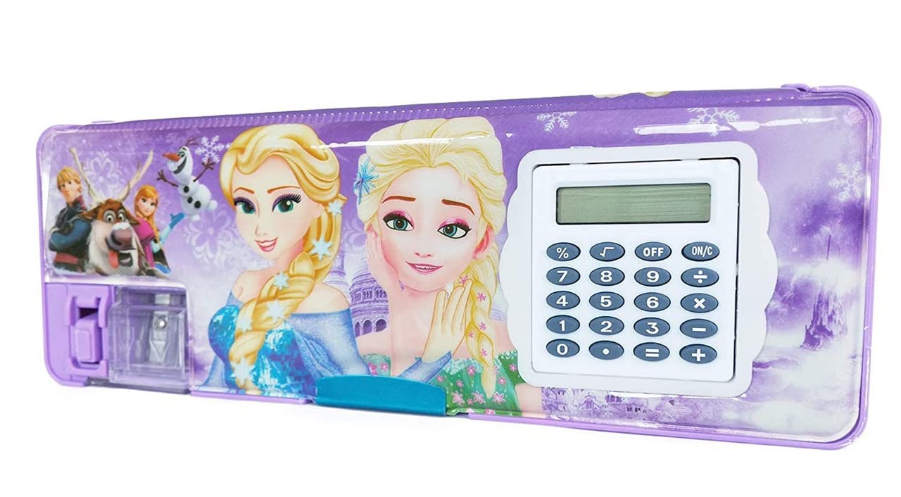 DOANMIZE Plastic Barbie Designer Magnetic Pencil Box With Calculator & Dual Sharpener For Kids, Big Size Cartoon Printed Pencil Case (Barbie) (Multicolor) (B0D4XZWCFL) Amazon Price History, Amazon Price Tracker