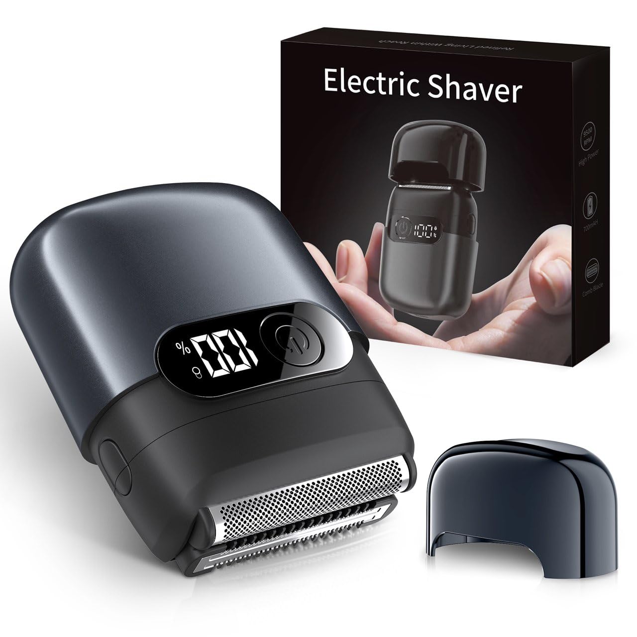 Electric Razor for Men, Foil Shaver and Beard Trimmer