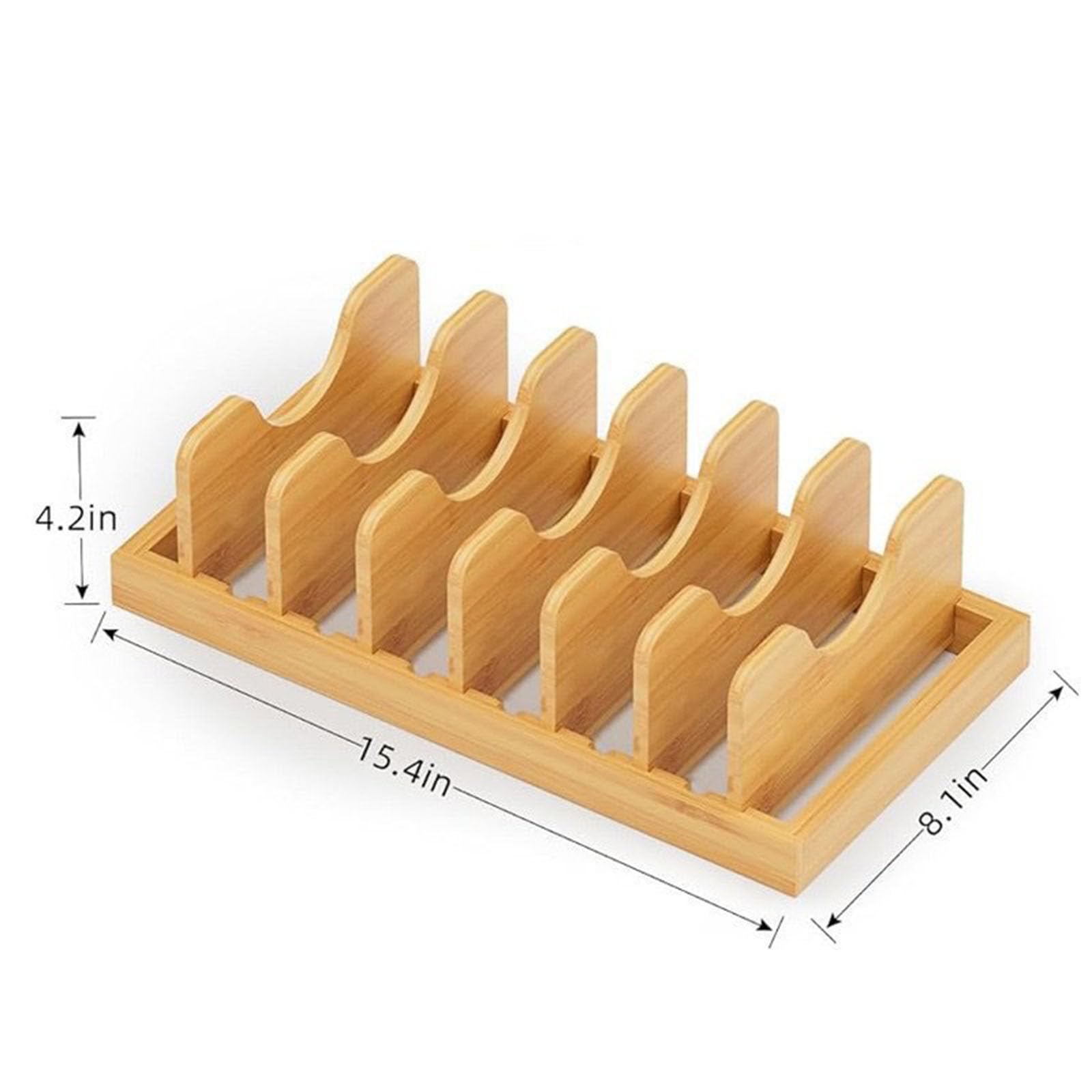 Générique Égouttoir à Vaisselle en Bois Robuste avec Base perforée pour Le