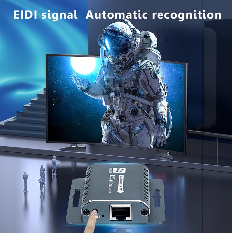 Extensor HDMI ideal para conectar su consola o televisión a 120 metros con cables Cat6 7