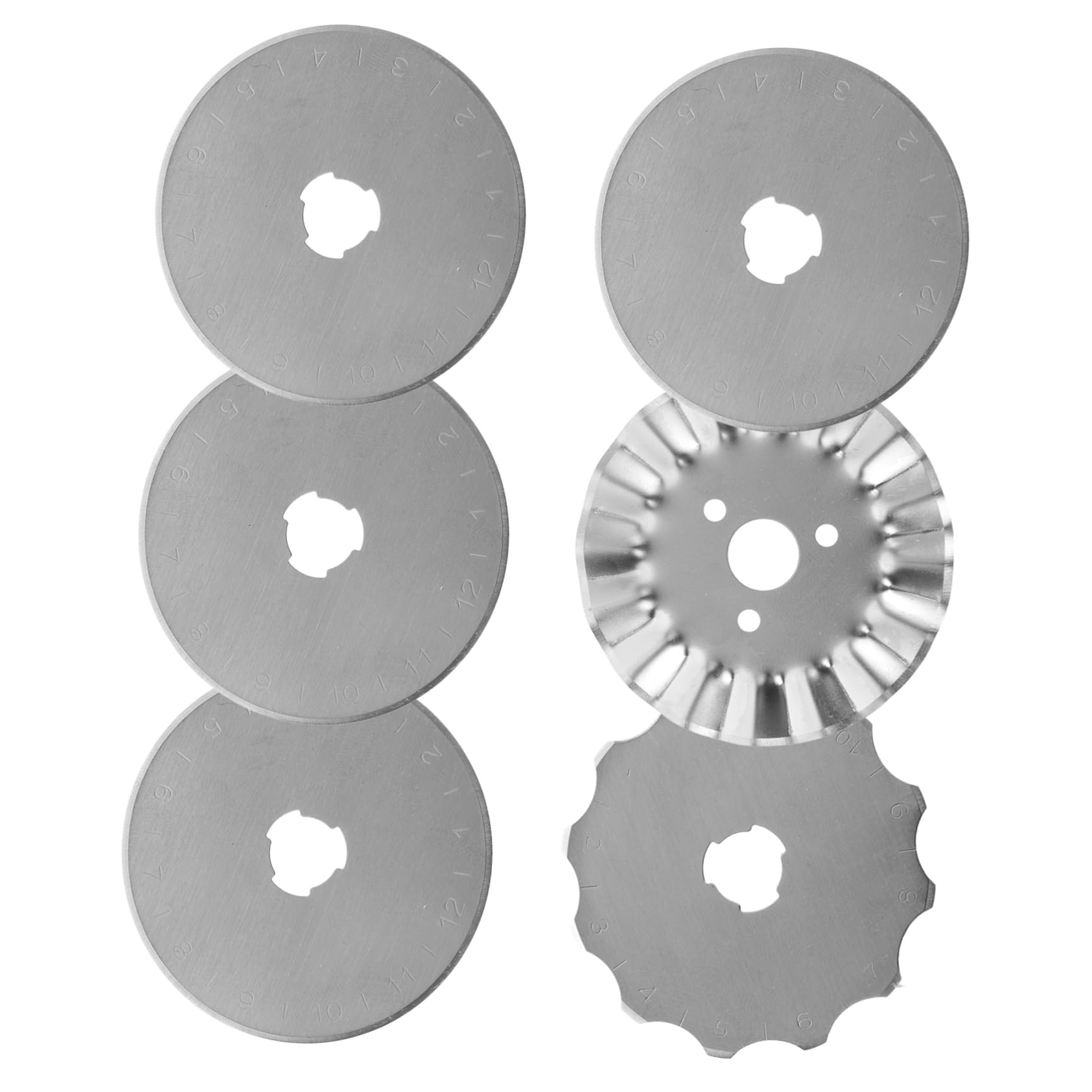 VILLCASE 18 Uds Cuchillas Para Acolchar Cuchillas De Corte Rotativo Afiladas Afilador De Corte De Tela Rotativas De Costura Para Cuero