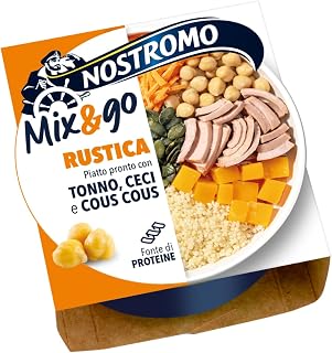Nostromo Mix&Go Rustico - Piatto Pronto con Tonno 190g