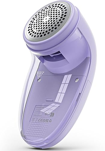 GAIATOP Afeitadora de tela, removedor de pelusa para ropa y muebles, alimentado por USB o con pilas, afeitadora eléctrica de suéter, desfuzzer,
