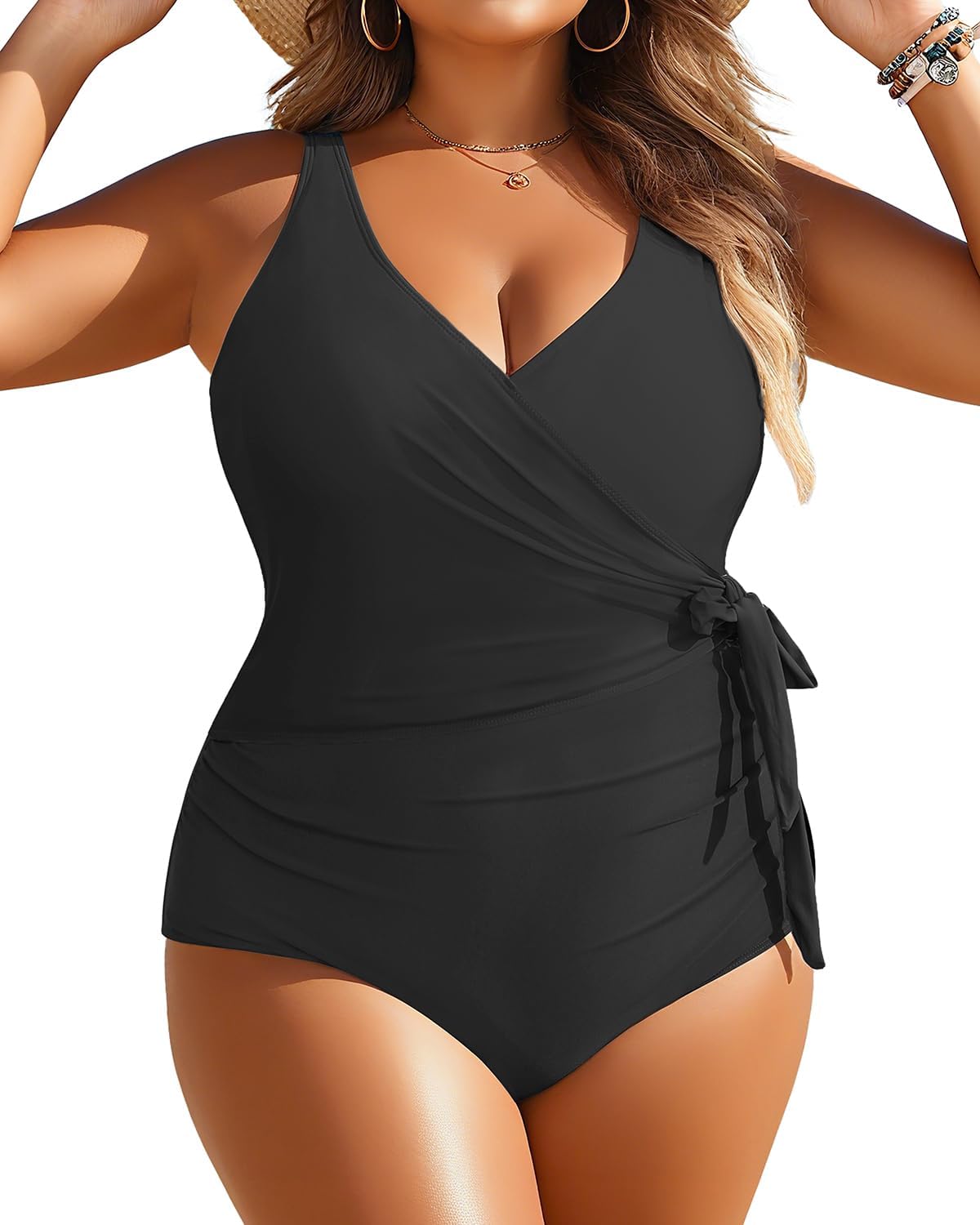 Photo 1 of Yonique Plus Size One Piece Swimsuit
