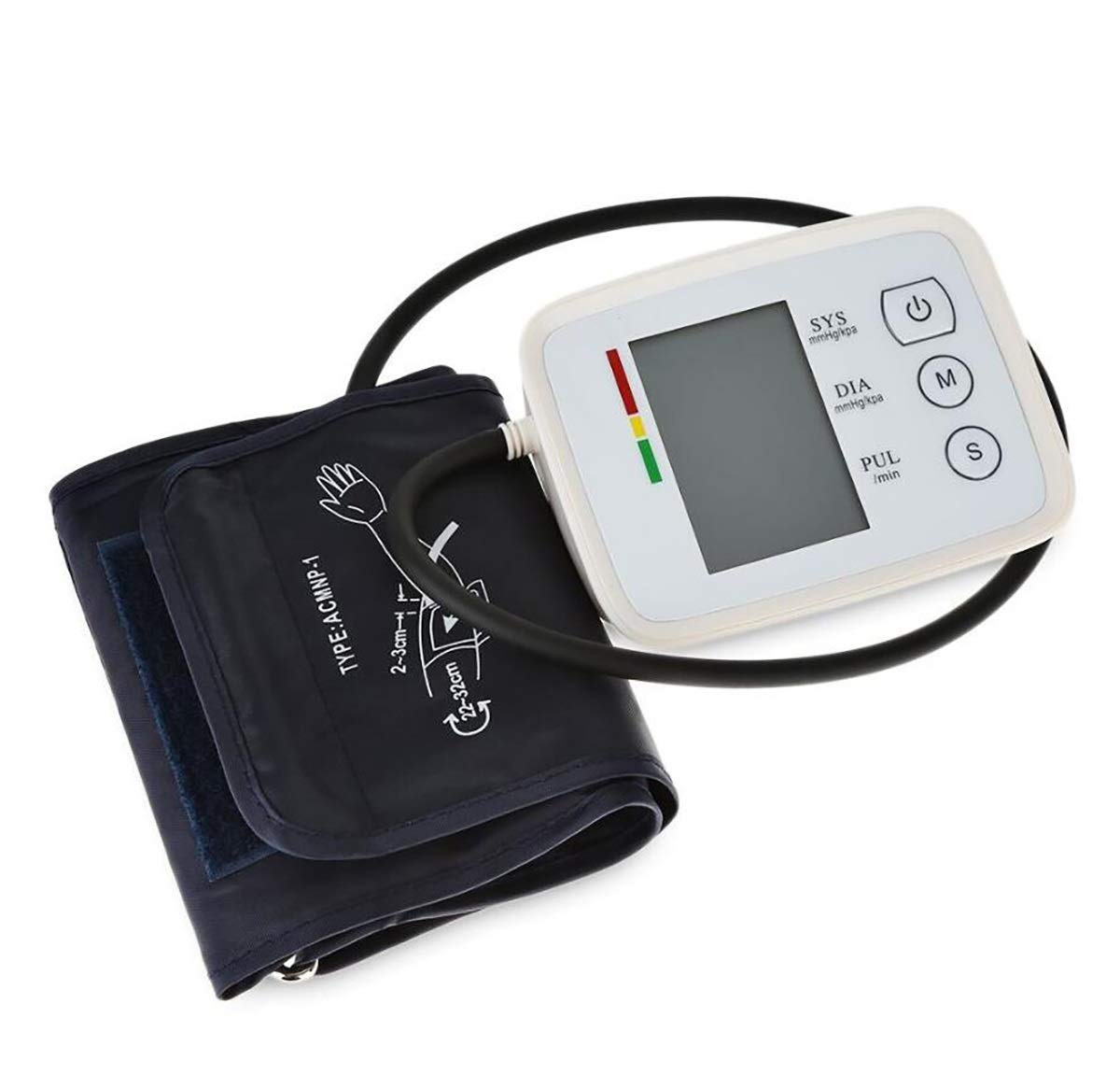 summersummer Monitor de Tensión Arterial, Inteligente portátil Monitor de presión Arterial Digital, USB Recargable, con la función de la Voz, Adecuado for Las familias