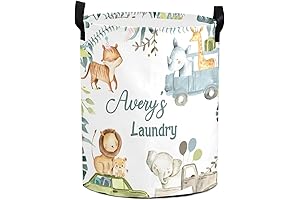 Personalized Safari Laundry Basket