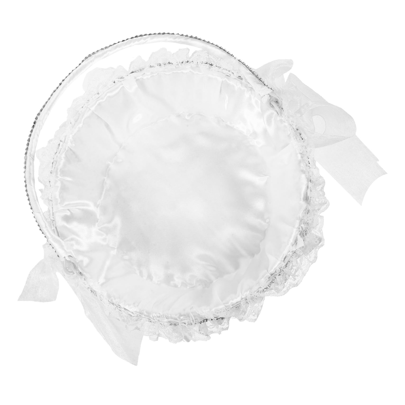IMIKEYA Panier de Demoiselle Honneur Panier de Fleurs Mariage pour Demoiselle Honneur