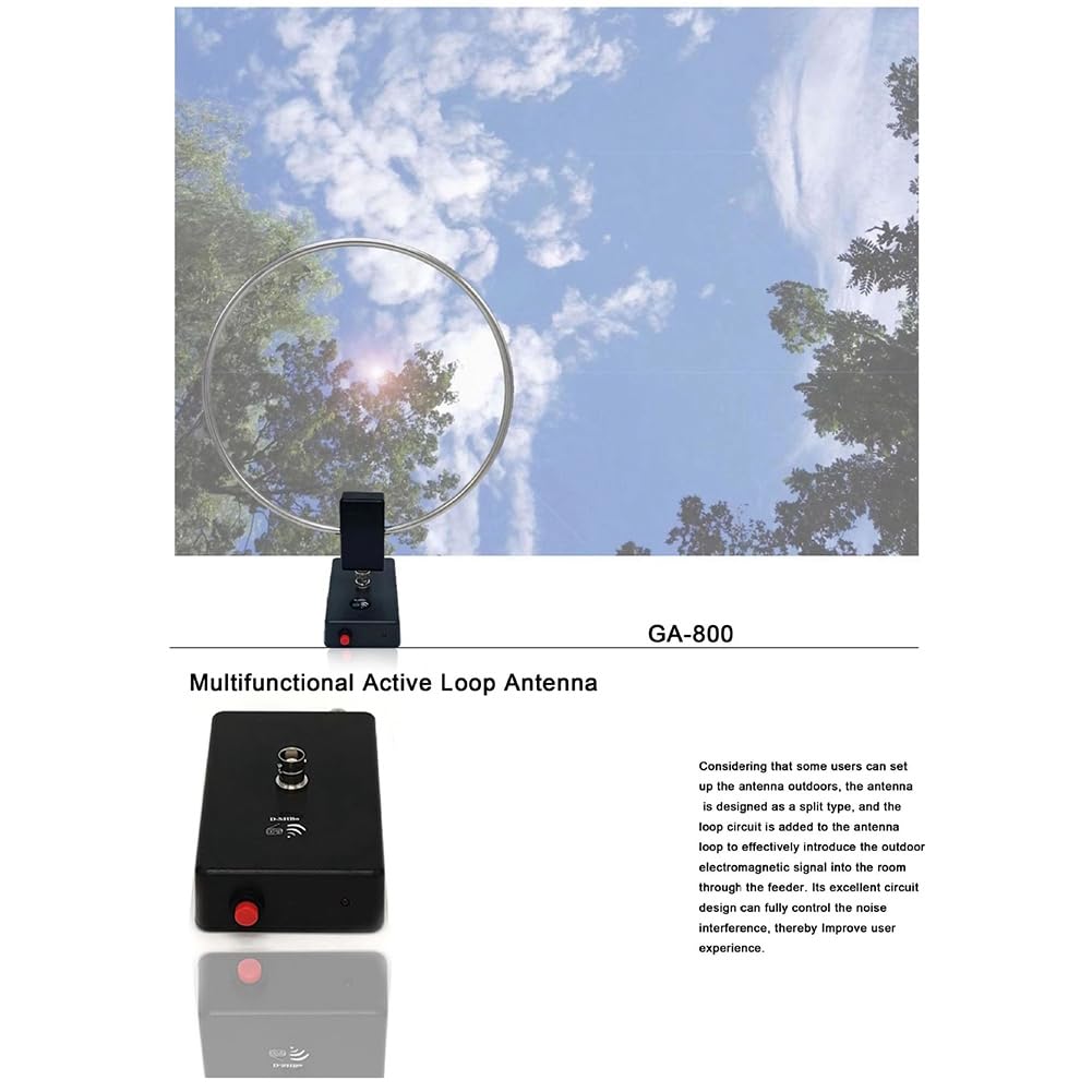 1 juego de antena de corta GA-800 con diseño portátil para radios