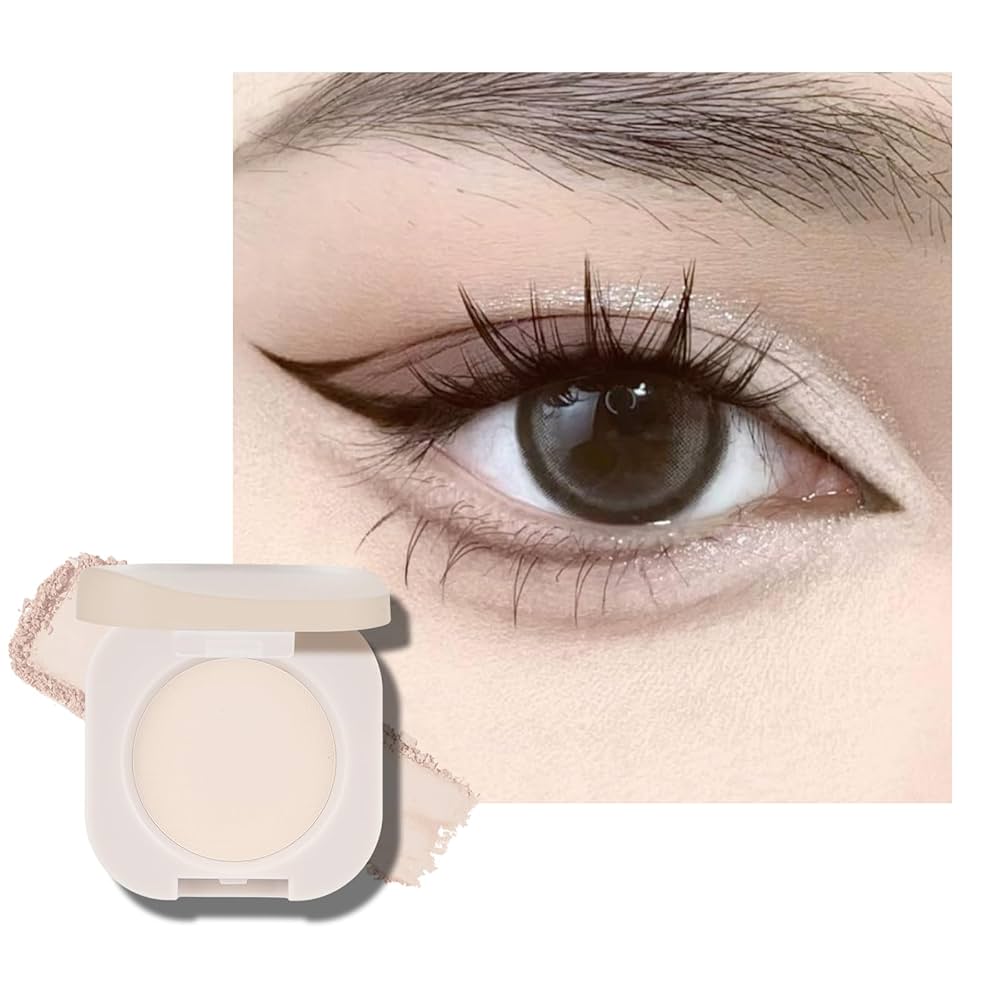 KYDA Single Matte Eyeshadow, Sheer Off White Vanilla