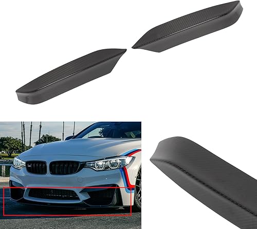 Vista 17 de SCITOO Alerón de labio delantero para Hyundai Elantra 2017-2018 para parachoques delantero negro brillante