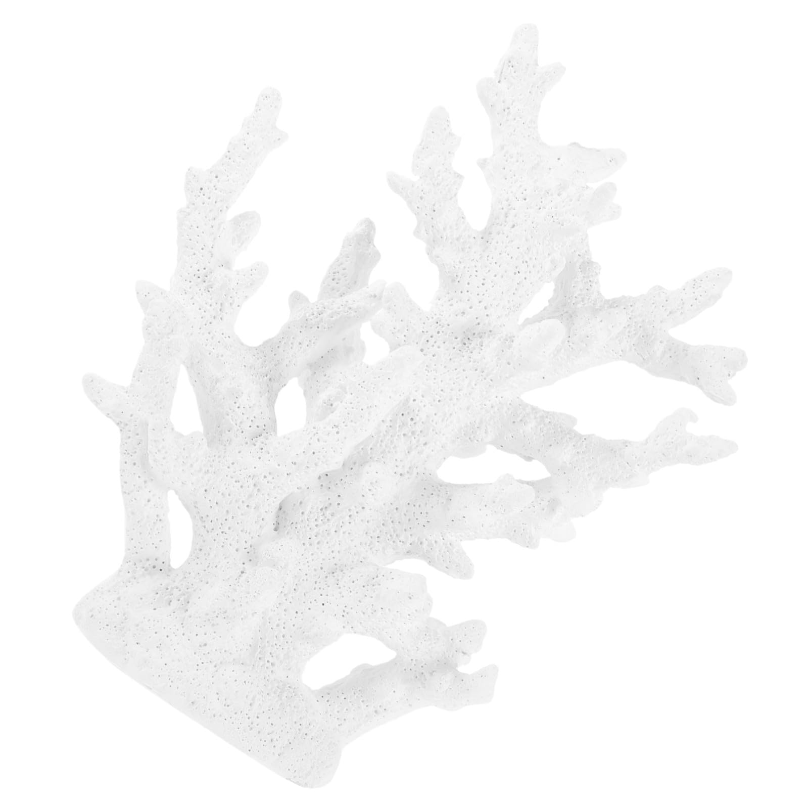 Alasum Künstliche Aquarium Deko aus Resin Leichte Kleine Korallenornamente für Fischbecken Dekoratives Meeresriff-Design Geeignet für Süß Meerwasser-aquarien