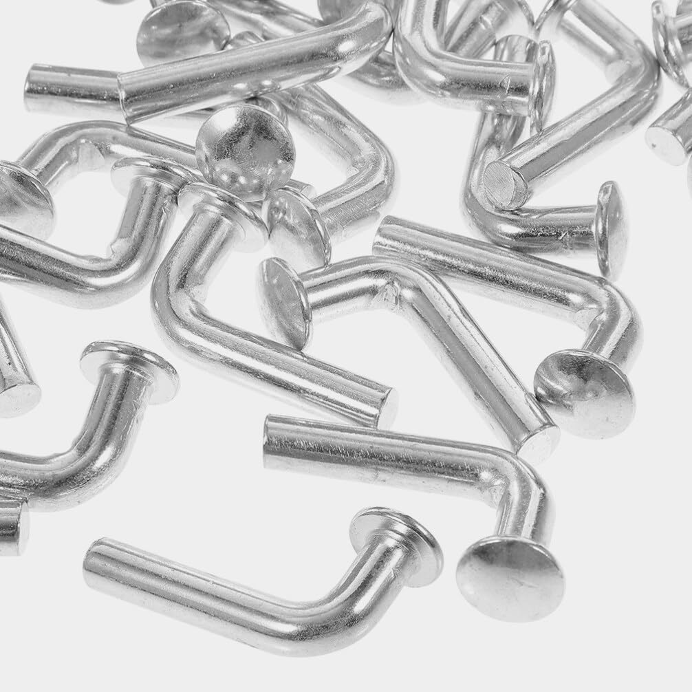 SOLUSTRE 50Pcs Pallet Rack Drop Pin Heavy Duty J Bolt Safety Universal Universal Pallet Racking Beam Safety Clip for Warehouse Home Shelving Units